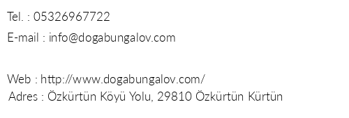 Doa Bungalov Otel Pamuklu telefon numaralar, faks, e-mail, posta adresi ve iletiim bilgileri